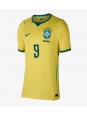 Brazílie Matheus Cunha #9 Domácí Dres pro Dámské MS 2026 Krátký Rukáv Brazílie Matheus Cunha #9 Domácí Dres pro Dámské MS 2026 Krátký Rukáv